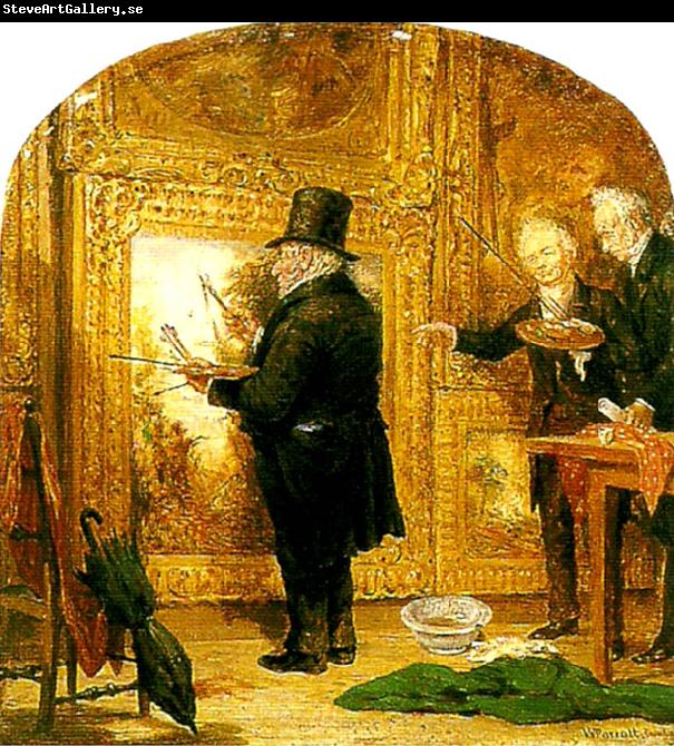 William Parrott turner on varnishing day at the royal